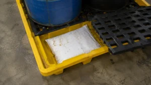 Absorbent pillow placed 03-compressed