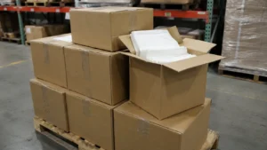 Boxed lint free wipes-compressed