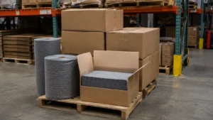 Boxed maintenance absorbents-compressed