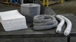 Range of industrial absorbents-compressed