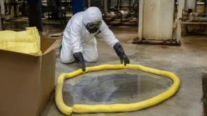 Responder in PPE containing-compressed