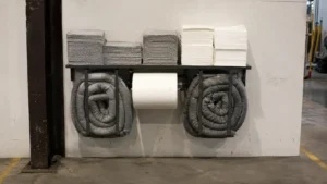 Wall-mounted station stocked-compressed