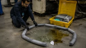 Worker containing a mixed spill-compressed