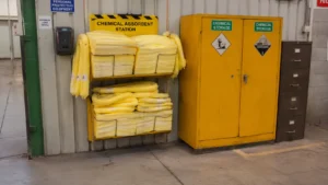 Yellow chemical absorbents-compressed